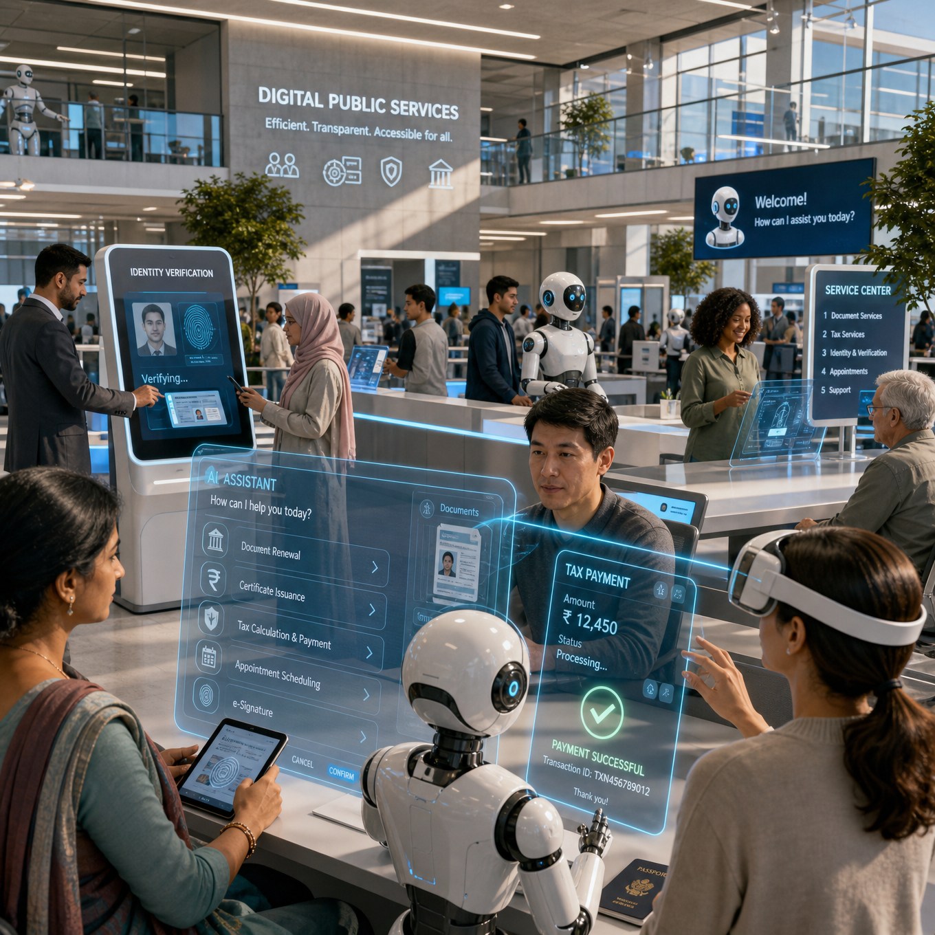 All public services automated and managed by AI