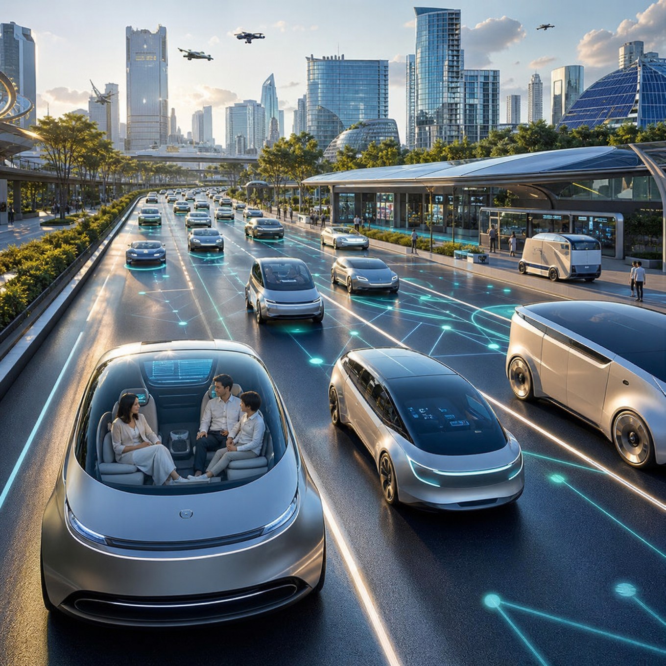 Autonomous electric vehicles