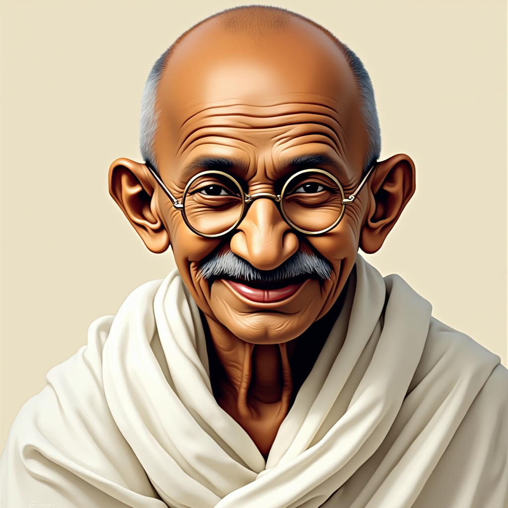 Mahatma Gandhi, patron of the Nation of Taured